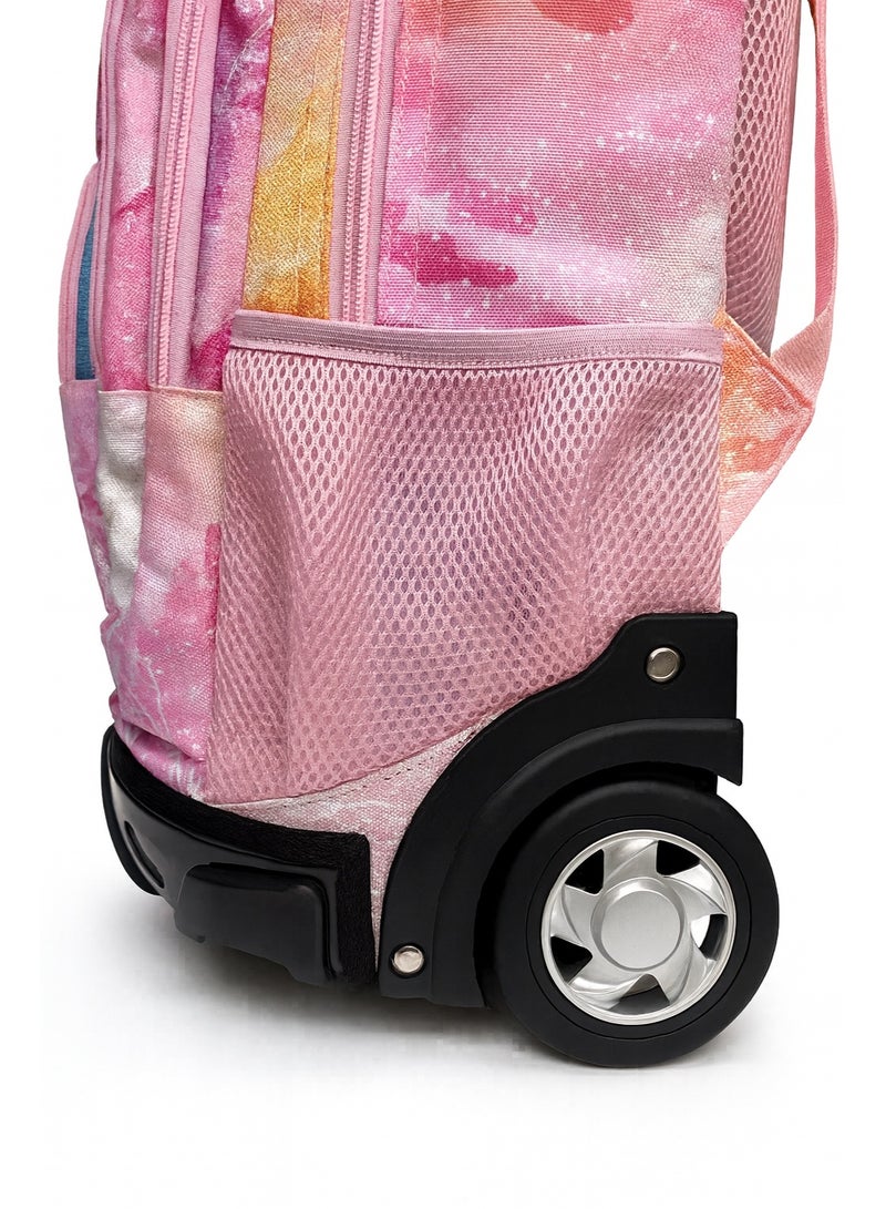 نوزكي حقيبة مدرسية ترولي نوزكي للطلاب - مقاس 16 بوصة - حقيبة متعددة الوظائف بعجلات - مناسبة للأولاد والبنات - Image 5