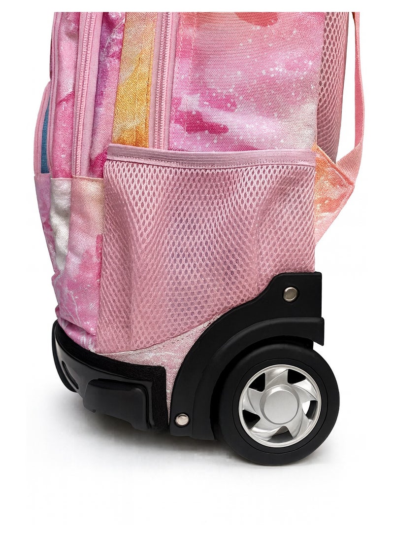 نوزكي حقيبة مدرسية ترولي نوزكي للطلاب - مقاس 16 بوصة - حقيبة متعددة الوظائف بعجلات - مناسبة للأولاد والبنات - Image 3