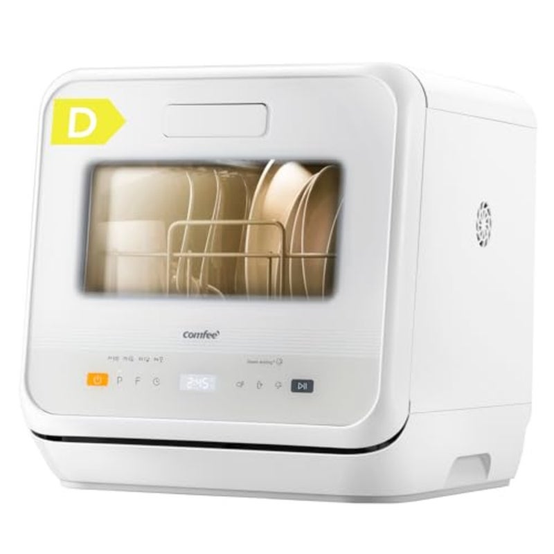 COMFEE' Mini Lite Dishwasher CDWMT201DW-UK - Image 1
