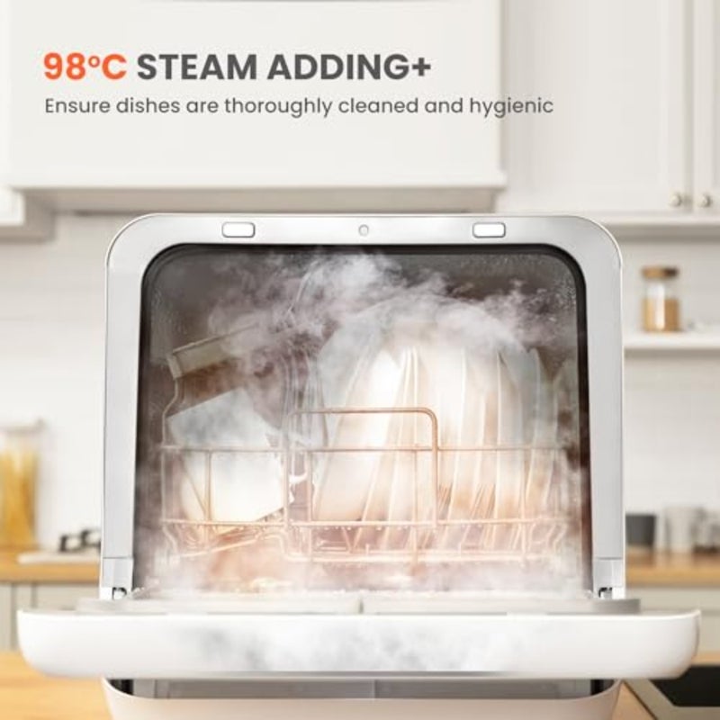 COMFEE' Mini Lite Dishwasher CDWMT201DW-UK - Image 4