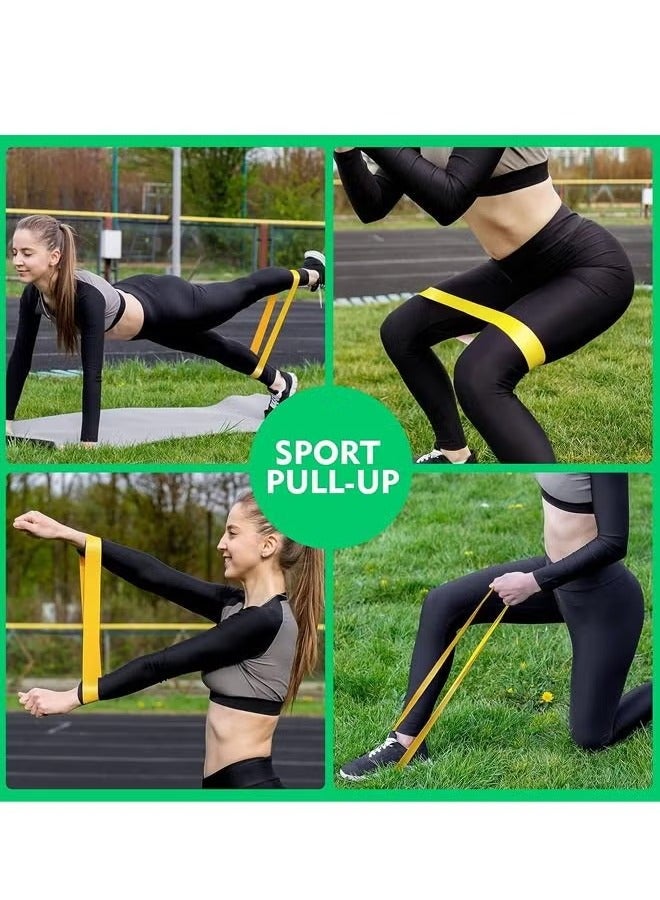Generic 5-Piece Resistance Band fitness Strength Training Rubber Loops Bands, Yoga Exercise Pull Rope  - Image 5