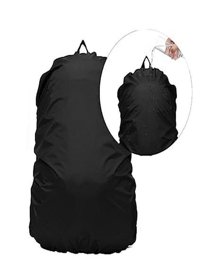 SNNP Waterproof Backpack Rain Cover Camping Hiking Rucksack Bag Rainproof Cover Foldable Dustproof Backpack Protector for Hiking Camping Cycling Black 35L to 60L Laptop School Multicolor - Image 4