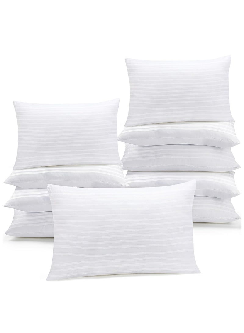 مون طقم مخدات فندقية فاخرة مايكرو فايبر مكونة من 10 حبات عالية الجودة - Image 1