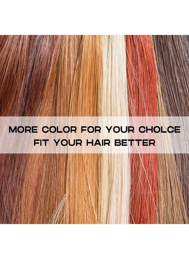 SEIKEA Clip in Ponytail Extension Wrap Around Long Straight Ponytail Natural Soft Synthetic Hairpiece for Women 28 Inch- Brown Ash Blonde Mix  - Image 5