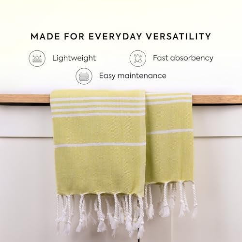 HABER Bath Towel Cotton, Ultra Soft & Highly Absorbent, Quick Dry Lightweight Luxury Towel for Bathroom, Spa & Travel-Pastel Green (Pack of 1, Large Size 76x 152cm, Summer Friendly, Fast Drying) - Image 3