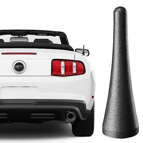 RooFox 3.8 Inch Aluminium Antenna for Ford Mustang (2010-2014), Ford Mustang Antenna Replacement Mast - Image 1