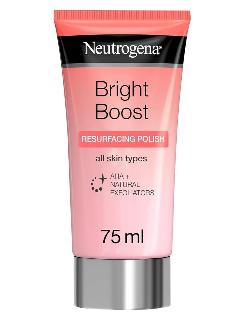 Neutrogena Acne Care Neutrogena Bright Boost Brightening Facial Cream, 75ml, with NeoGlucosamine, a smoothing and brightening essential Hyaluronic Acid that enhances skin care, exfoliation, Neutrogena, - Image 1