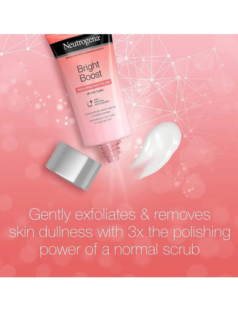 Neutrogena Acne Care Neutrogena Bright Boost Brightening Facial Cream, 75ml, with NeoGlucosamine, a smoothing and brightening essential Hyaluronic Acid that enhances skin care, exfoliation, Neutrogena, - Image 2