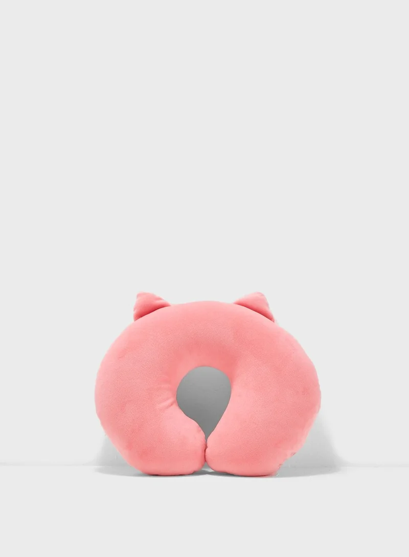 Funky Fish Travel Neck Pillow With Ears
