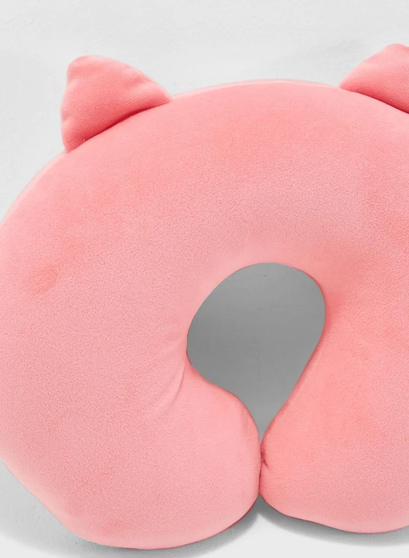 Funky Fish Travel Neck Pillow With Ears