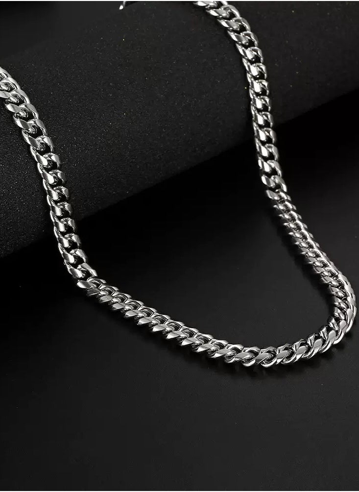 TOVELE5 Tovele5 Titanium steel hip hop personality fashion, Cuban necklace man  - Image 5