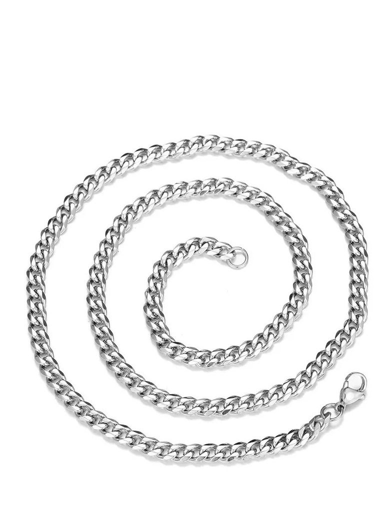 Tovele5 Titanium steel hip hop personality fashion, Cuban necklace man - Image 4