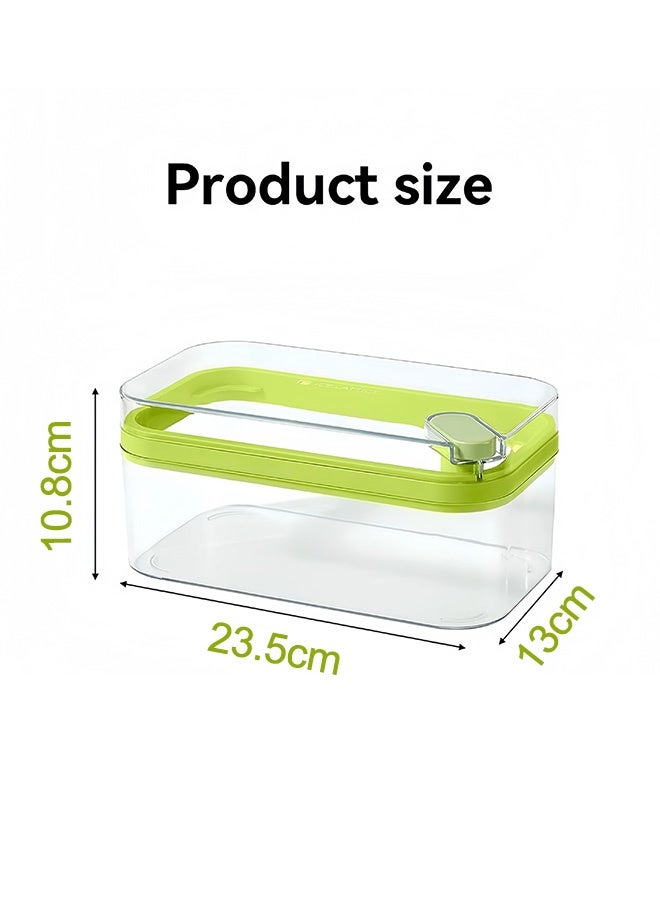 غنافوتو صينية مكعبات ثلج بغطاء وصندوق تخزين، صينية مكعبات ثلج صغيرة 64 مكعب ثلج صغير، 2 صينية مكعبات ثلج مع حاوية ومغرفة - Image 5