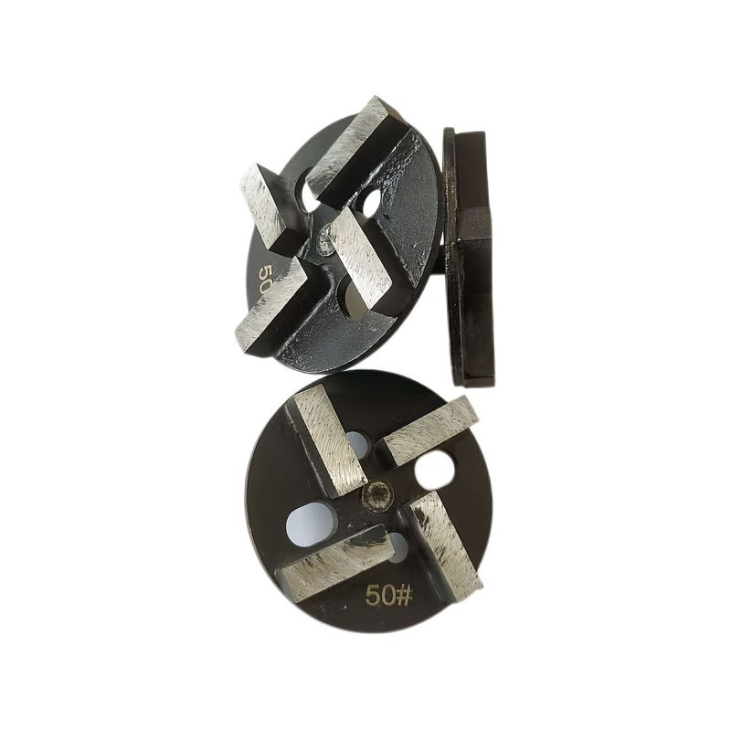 4 Inch Straight Tooth Diamond Grinding Disc With Column For Floor Polishing Surface Preparation Heavy Duty Grinder Fine Grinding Per Inch Enhances Floor Luster Grit 80 1 Piece - Image 5