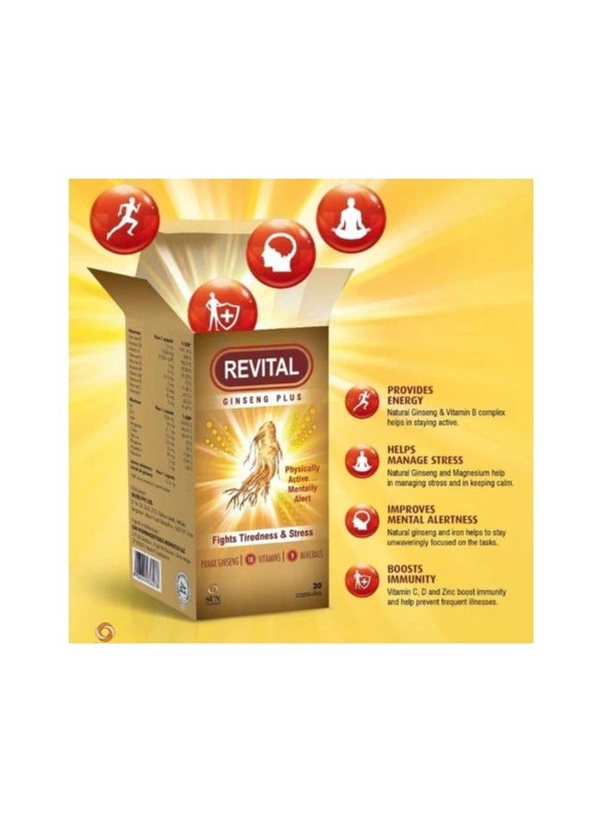 Revital Capsules 30s Fights Tiredness And Stress - Image 2