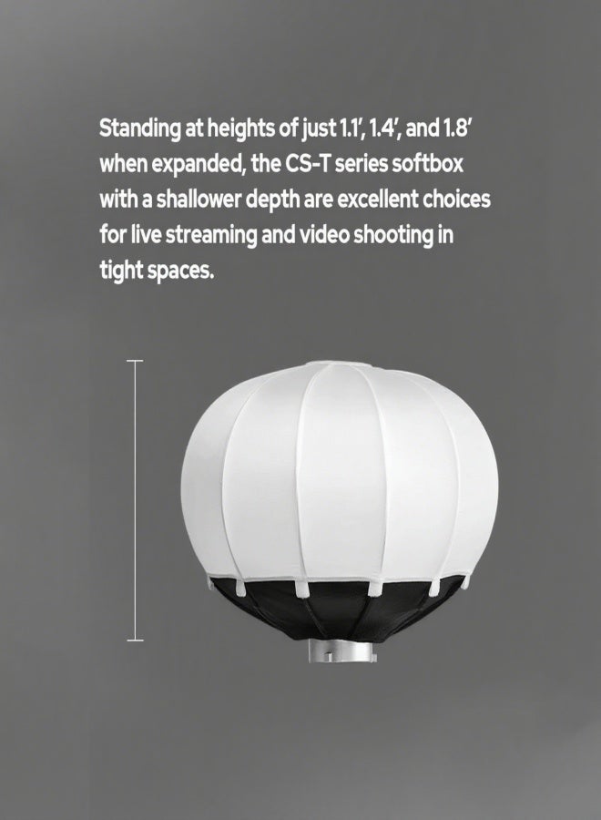 جودوكس صندوق إضاءة سوفت بوكس احترافي قابل للطي CS-85T، بقطر 85 سم/33.4 بوصة، مزود بحامل بوين قياسي، مناسب للتصوير الفوتوغرافي في الاستوديو، وتصوير البورتريه، والبث المباشر. - Image 4