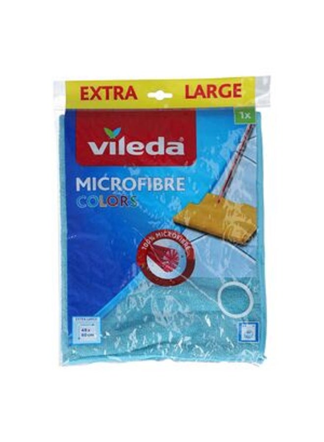 فيليدا مفرش أرضيات من الألياف الدقيقة أزرق 48 × 60 سم - Image 1