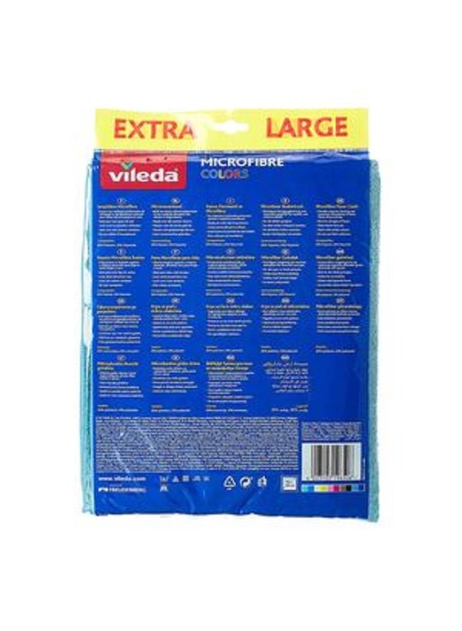 فيليدا مفرش أرضيات من الألياف الدقيقة أزرق 48 × 60 سم - Image 2