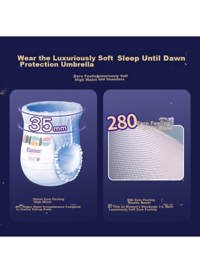 Eleser Luxurious Soft Bare-feel Sweet Sleep Pants Xxl 22 Pieces , Pull-up Pants, Luxurious Breathable Ultra-thin Seamless - Image 4