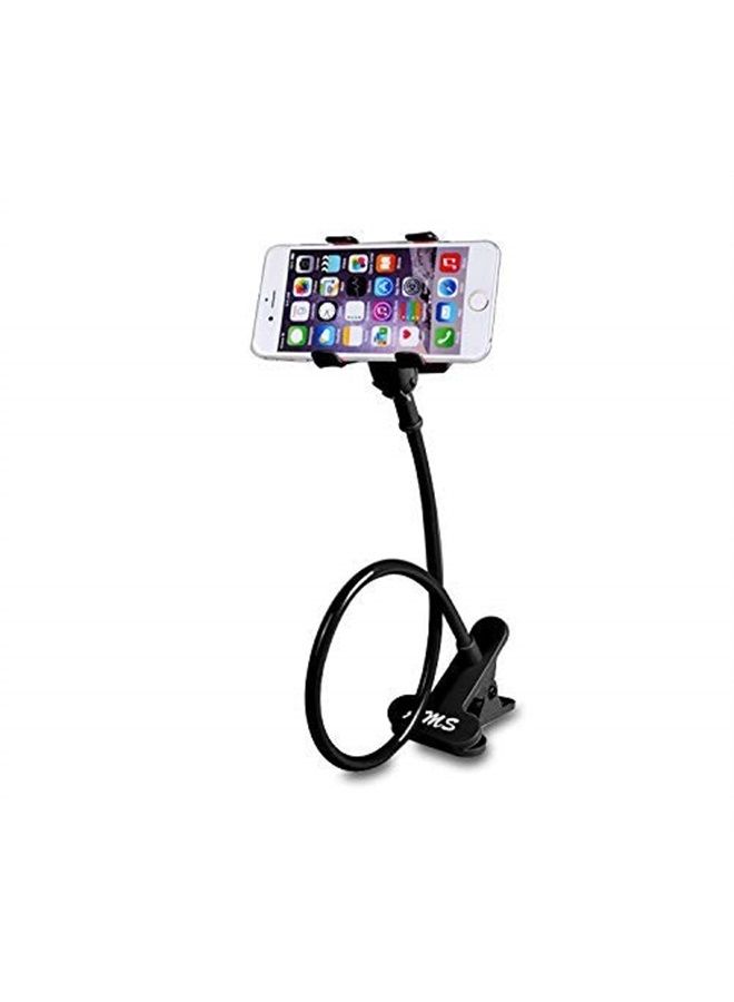 AMS Cell Phone Holder, Clip Holder, Lazy Bracket Flexible Long Arms for All Mobile, Fit On Desktop Bed Mobile Stand for Bedroom, Office, Kitchen - Image 1