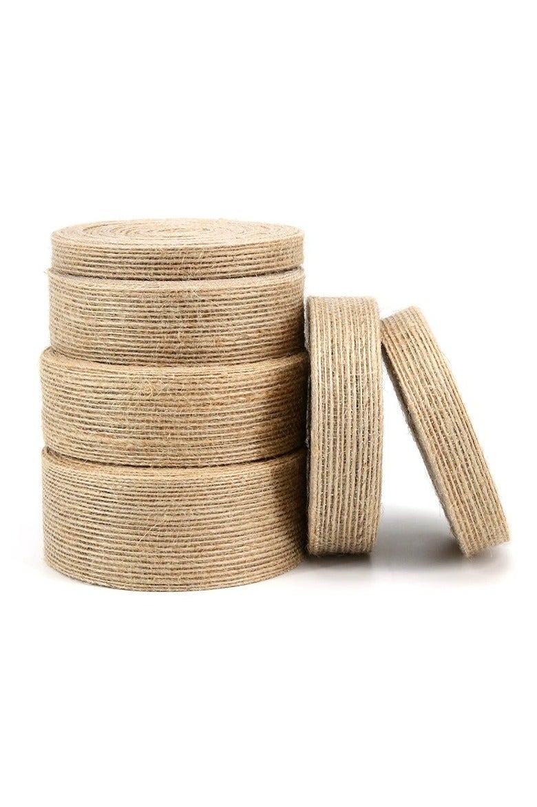 PEI  AN Linen Braided Ribbon for DIY Crafts,  Bows, Home Decor – 6 Sizes (1cm to 3.8cm) - Image 3