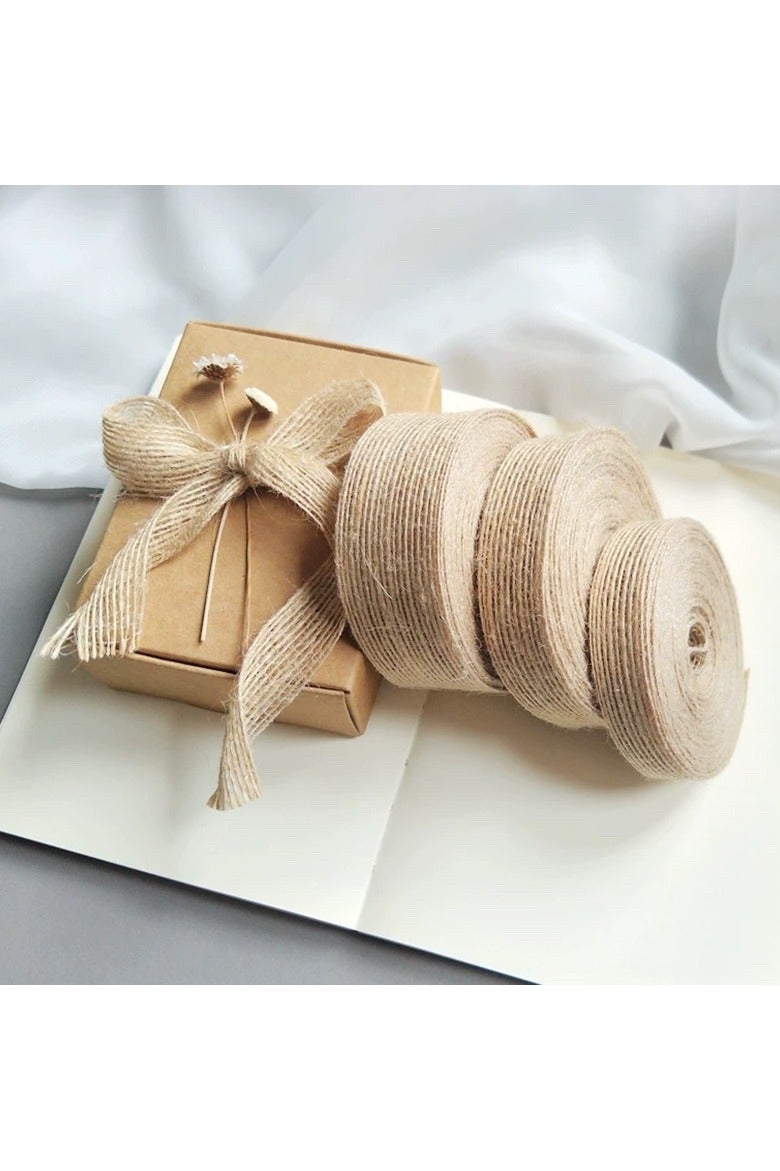PEI  AN Linen Braided Ribbon for DIY Crafts,  Bows, Home Decor – 6 Sizes (1cm to 3.8cm) - Image 4