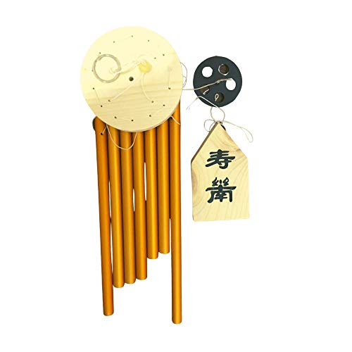 GJ Feng Shui Vastu 7 Pipes Rods Wooden Wind Chime for Balcony with Good Sound for Positive Energy - Image 5