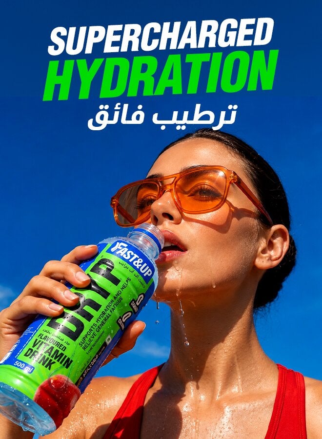FAST&UP DRYP Vitamin Drink - For Supercharged Hydration - Apple Flavour - 500 ml - Image 2