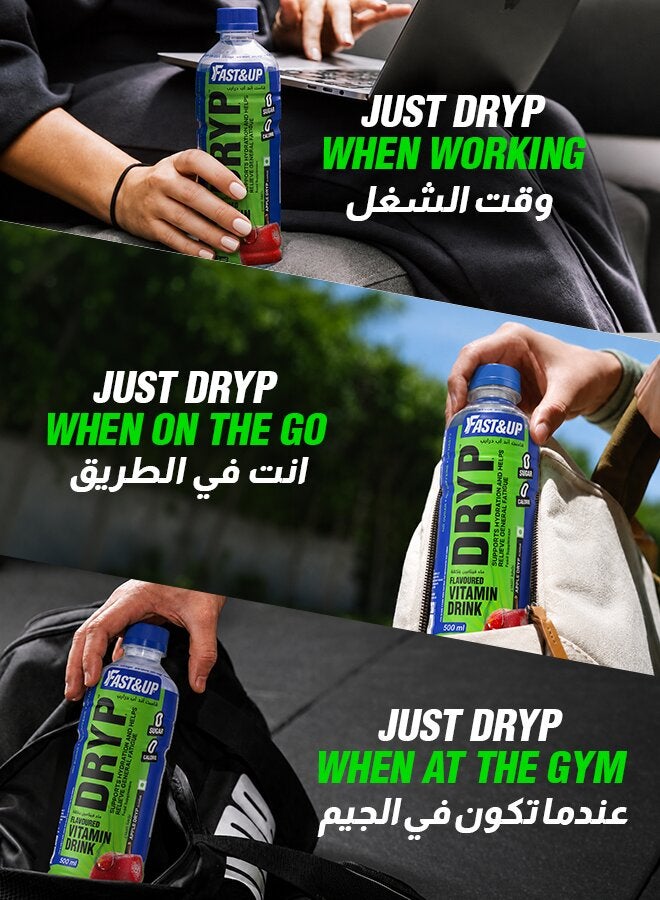 FAST&UP DRYP Vitamin Drink - For Supercharged Hydration - Apple Flavour - 500 ml - Image 5