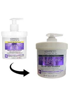 Advanced Clinicals Hyaluronic Acid Instant Skin Hydrator 454grams  - Image 1