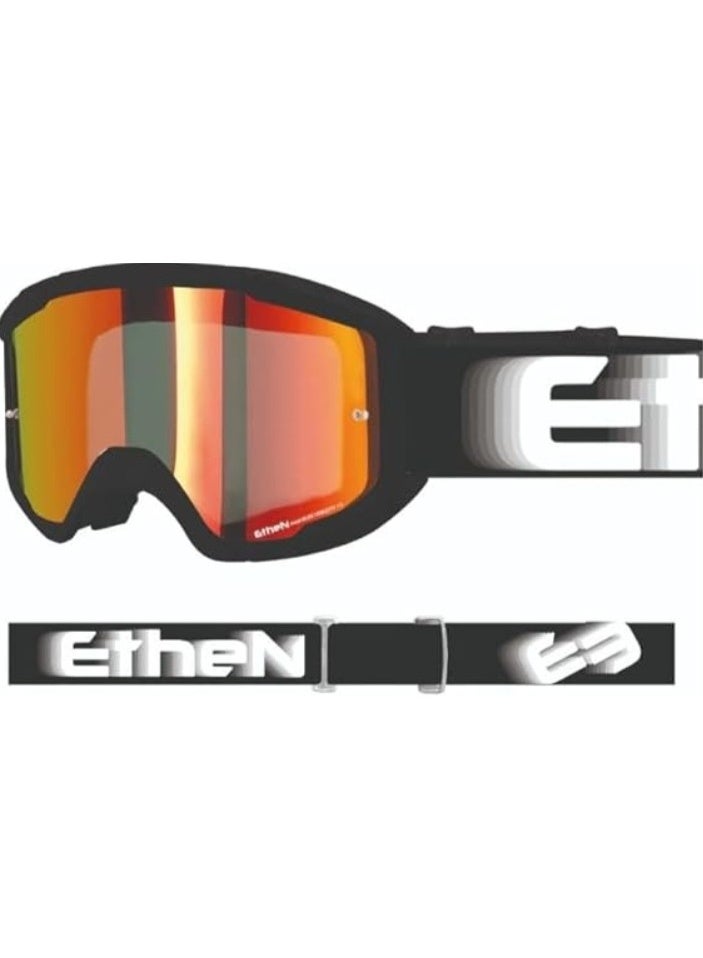 ETHEN OTG 06 BLACK GOGGLE/RED MIRROR LENS