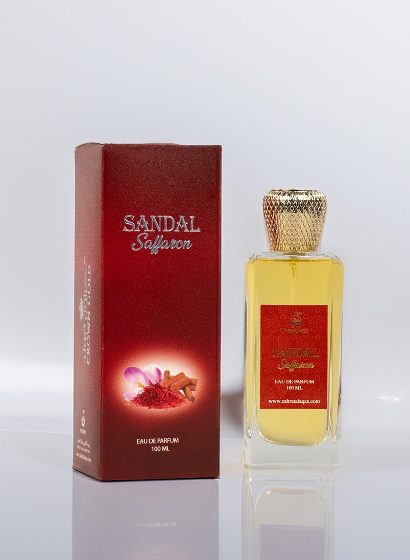 Crown Sandal Saffron Edp 100Ml For Men And Women, Woody And Spicy Fragrance - Image 4