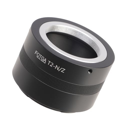 FOTGA Lens Mount Adapter Ring for T2 T Mount Lens to Z-Mount Mirrorless Camera, Compatible with Nikon Z50 Z30 Z9 Z8 Z7II Z6II Z7 Z6 Z5 Zf Zfc Full Frame Mirrorless Camera - Image 2