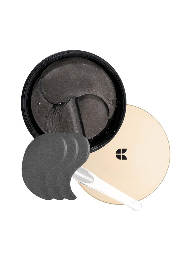 MIZON Black Pearl Eye Patch Masks, Eye Treatment Mask Reduces Wrinkles And Puffiness, Dark Circles Treatment, Prevents Dehydration (Black Pearl), 1 Count - Image 2
