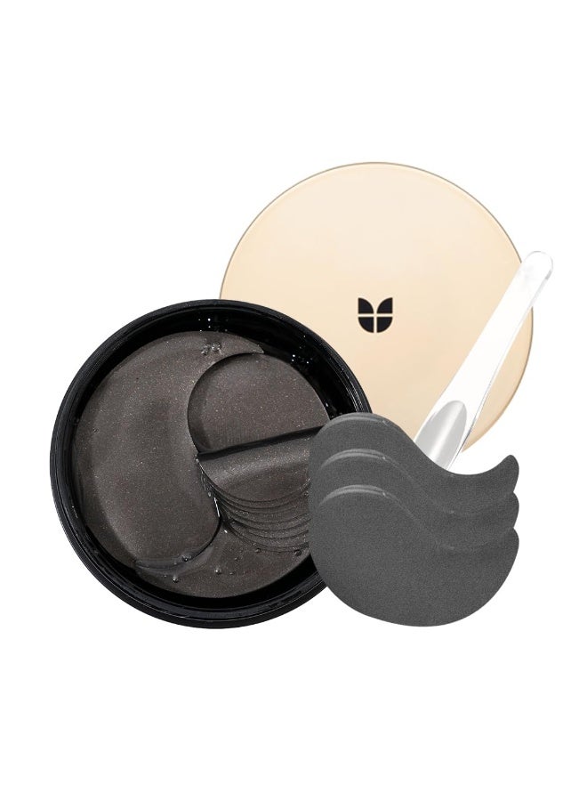 MIZON Black Pearl Eye Patch Masks, Eye Treatment Mask Reduces Wrinkles And Puffiness, Dark Circles Treatment, Prevents Dehydration (Black Pearl), 1 Count - Image 1