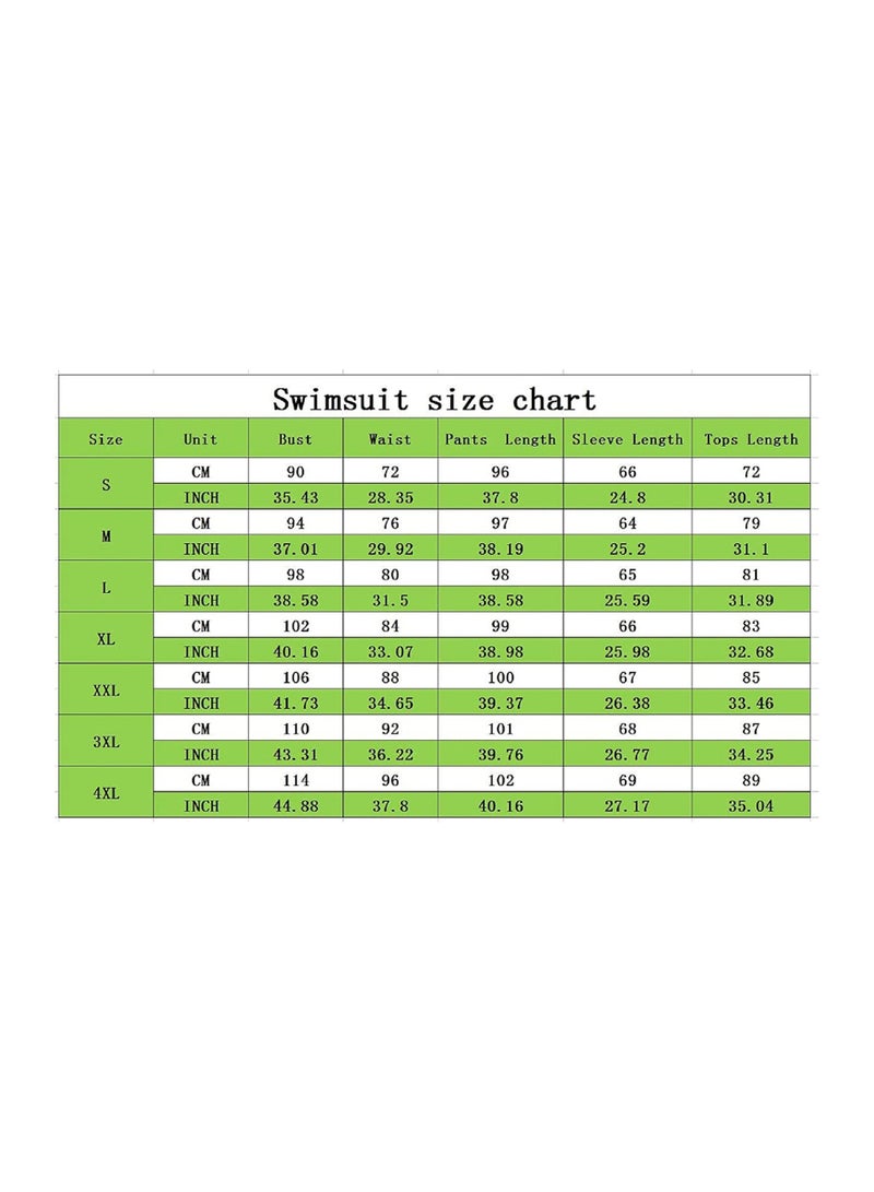 NIBEMINENT Women Modest Swimsuit Conservative Long Sleeve Beachwear Scarf Headscarf Abaya Cap 3 piece Set - Image 4
