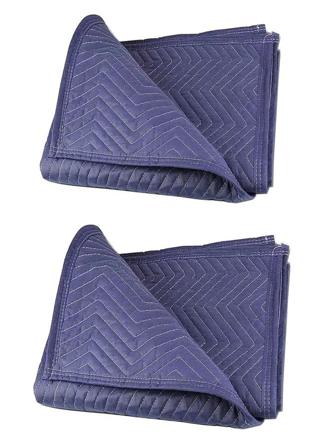 PONGHEI 2 Moving Blankets 80"x 72" Heavy Duty Packing Blankets for Shipping Thick Furniture Wrapping for Moving Supplies Professional Quilted Shipping - Image 1