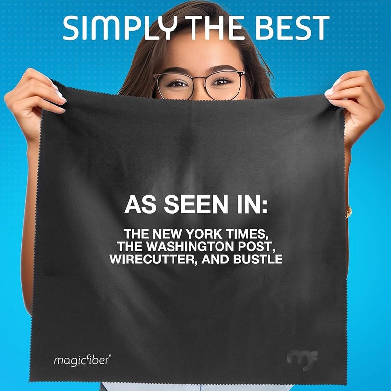 ماجيك فايبر منشفة تنظيف MagicFiber عالية الجودة، مثالية لتنظيف التلفزيونات والشاشات والنوافذ والمرايا وغيرها - Image 5