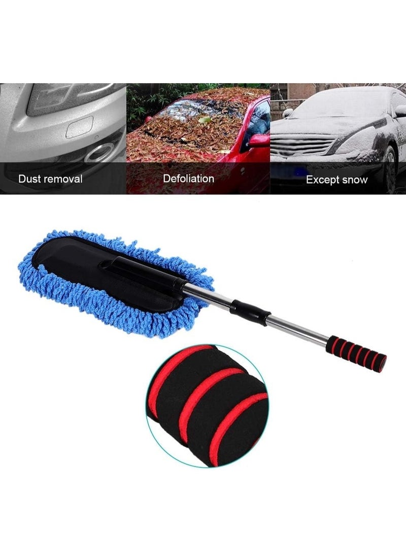 Microfiber Car Duster with Extendable Handle – Super Soft Exterior Brush for Dusting and Cleaning Vehicles, Scratch-Free Car Care for Cars, Trucks - Image 3