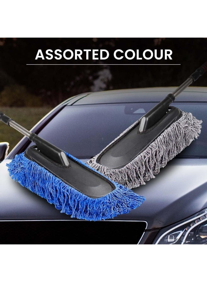 Microfiber Car Duster with Extendable Handle – Super Soft Exterior Brush for Dusting and Cleaning Vehicles, Scratch-Free Car Care for Cars, Trucks - Image 5