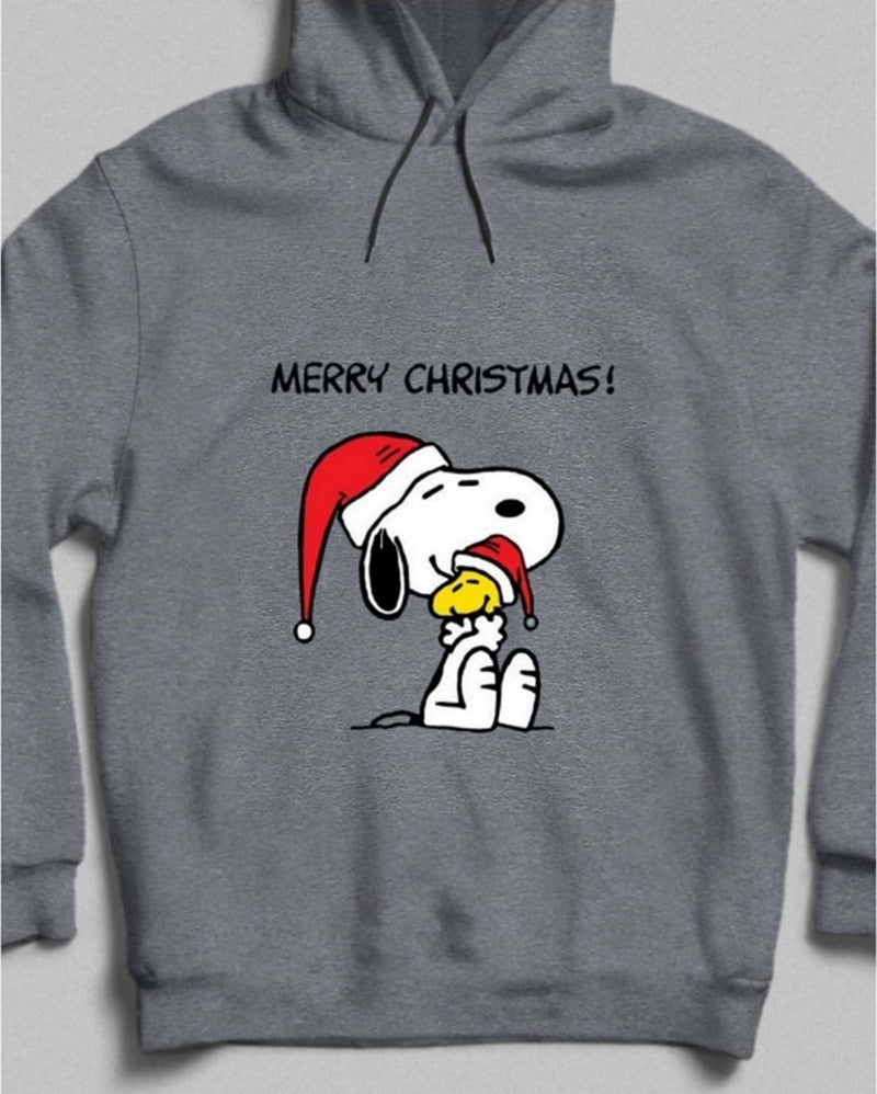 Hena Snoopy Christmas Cozy Hoodie Red  - Image 2