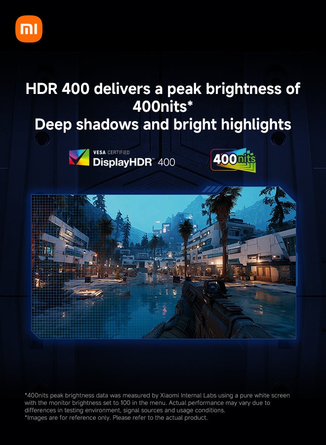 Xiaomi Gaming Monitor G24i 2026 23.8” FHD Fast IPS Display, 200Hz, 1ms GTG, HDR400, FreeSync Premium, 95% DCI-P3, Eye Care, DP + HDMI | P24FDA-RGGL black - Image 5