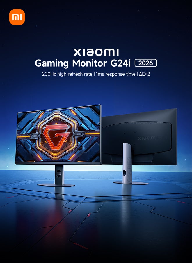 Xiaomi Gaming Monitor G24i 2026 23.8” FHD Fast IPS Display, 200Hz, 1ms GTG, HDR400, FreeSync Premium, 95% DCI-P3, Eye Care, DP + HDMI | P24FDA-RGGL black - Image 2