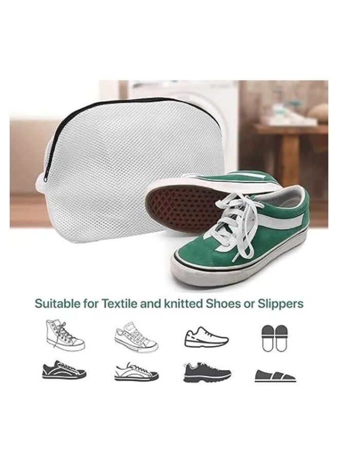 AL RAID - Shoe Wash Bags, Set Of 3 REUsable Mesh Shoe Laundry Bags For Sneakers, Trainers, Running Shoes, Fit Up To Size 12 - Image 1