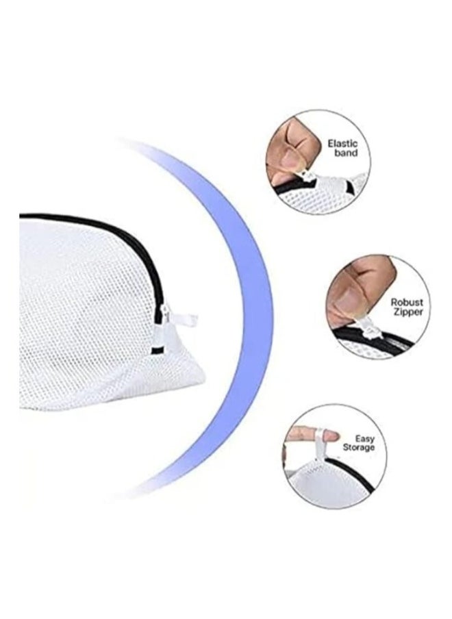 AL RAID - Shoe Wash Bags, Set Of 3 REUsable Mesh Shoe Laundry Bags For Sneakers, Trainers, Running Shoes, Fit Up To Size 12 - Image 1