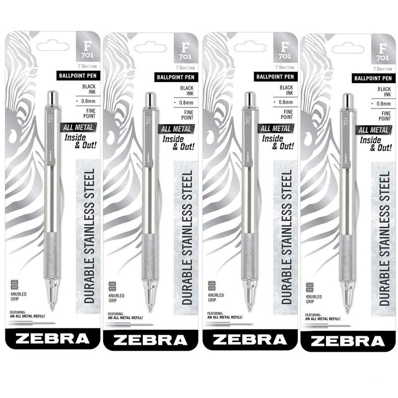 PEN BALLPT RET BLK F-701