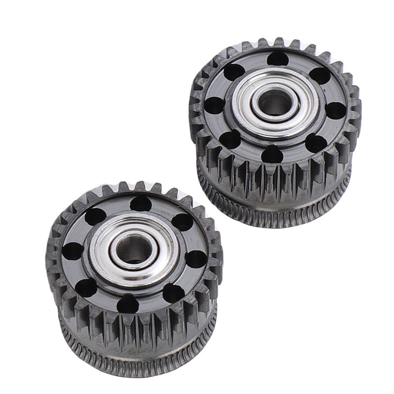 2PCS Hardened DLC Coating Perforated Lightweight Extruder Gear for Creality K2 Plus - Image 2