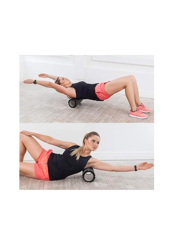 سبورت كيو - اسطوانة فوم من سبورت كيو، اسطوانة فوم للياقة البدنية، اسطوانة تدليك العضلات العميقة وتدليك العضلات خفيفة الوزن لليوجا والبيلاتس لاسترخاء العضلات، تمارين التوازن،العلاج الطبيعي تخفيف الالام - Image 1