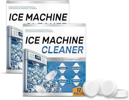 TIMLIFE Ice Machine Cleaner Maker Descaler 24 Clean Tablets for Ice Machine Compatible with Opal Kitchenaid Helps Remove Hard Water and Mineral Buildup for GreatTasting Ice - Image 1