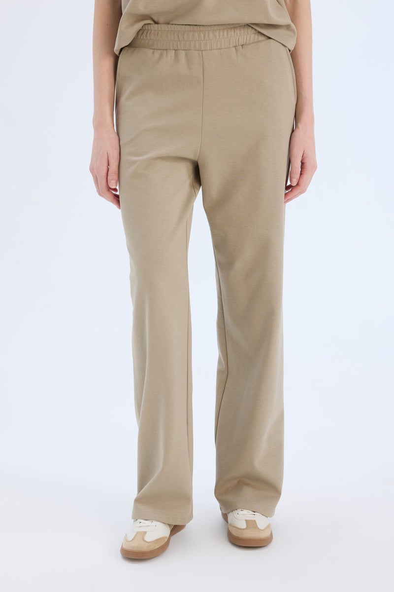 ديفاكتو بنطلون سويت بانتس بيزك برجل واسع وايد ليج بجيب - Image 4